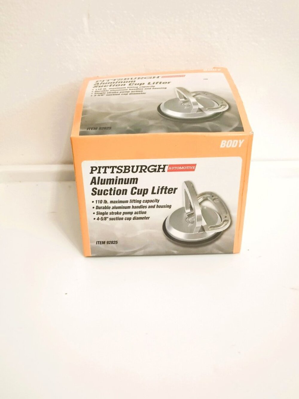 Pittsburgh Aluminum Suction Cup Lifter 110" Max Lifting Capacity for Dents